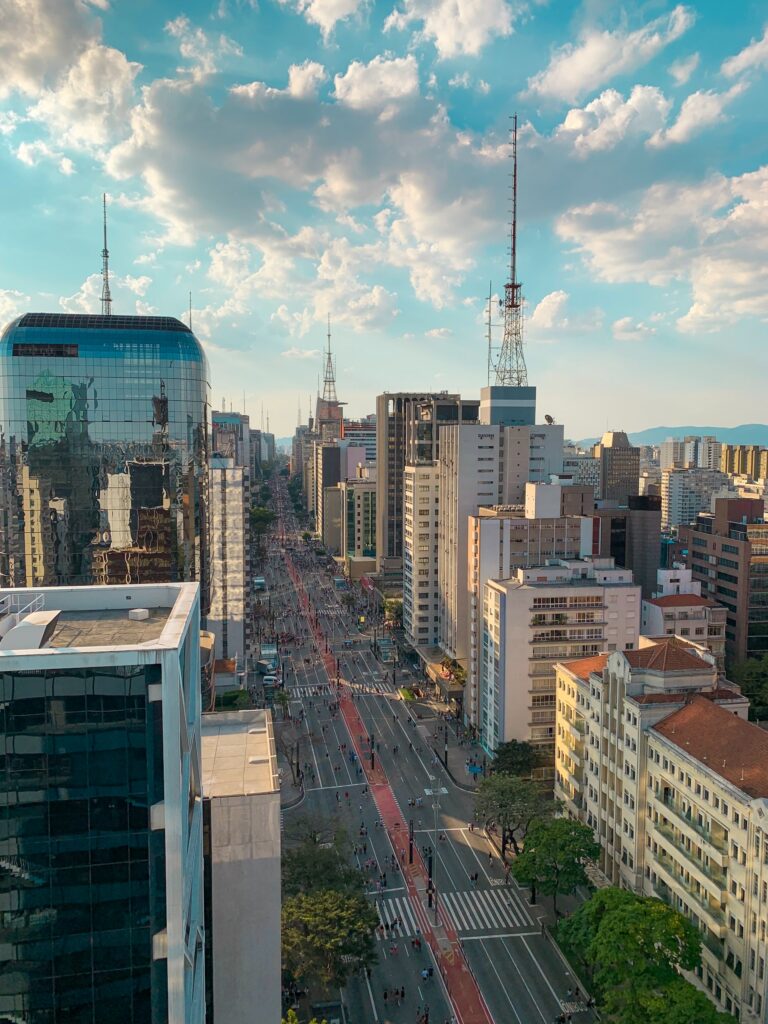 Sao Paulo city in Brazil