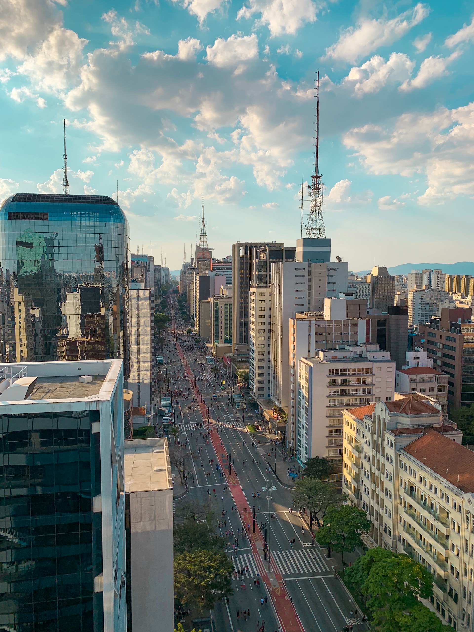 Sao Paulo city in Brazil