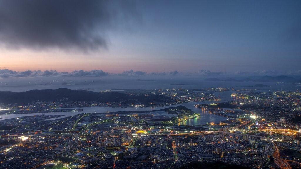 Japan, Fukuoka - City overview