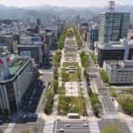 Japan, Sapporo, Urban city