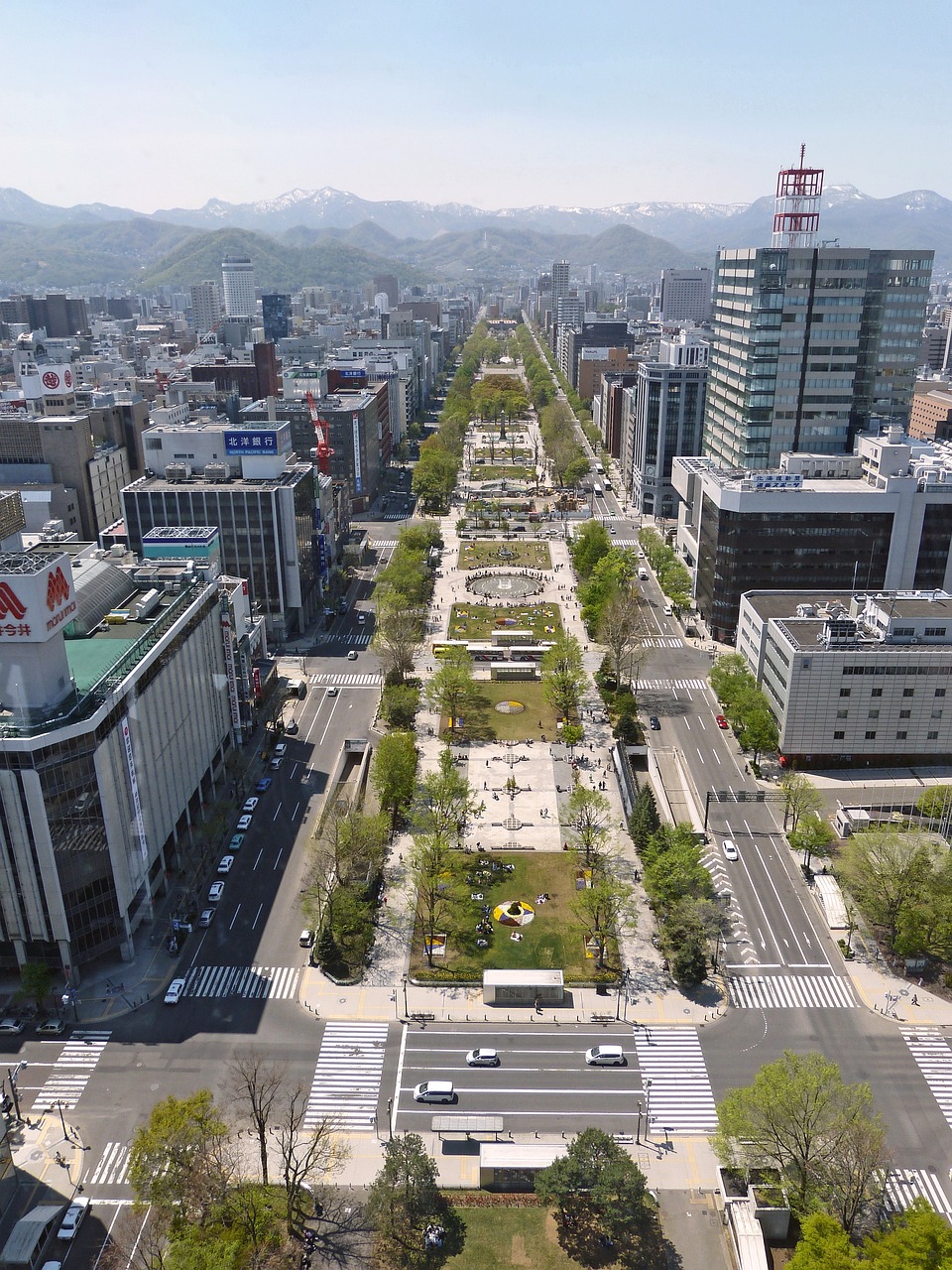 Japan, Sapporo, Urban city