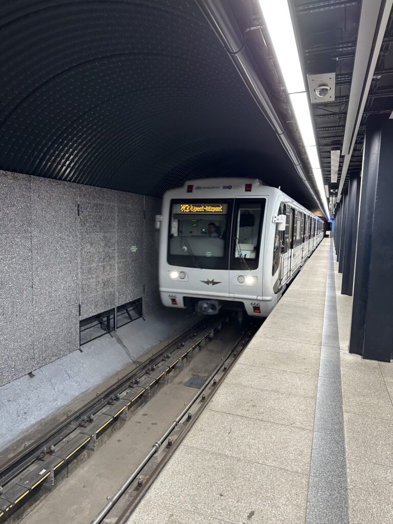 M3 Line - Budapest metro train
