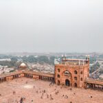 trek 820 single track women's Delhi - square with Jama masjid Tower