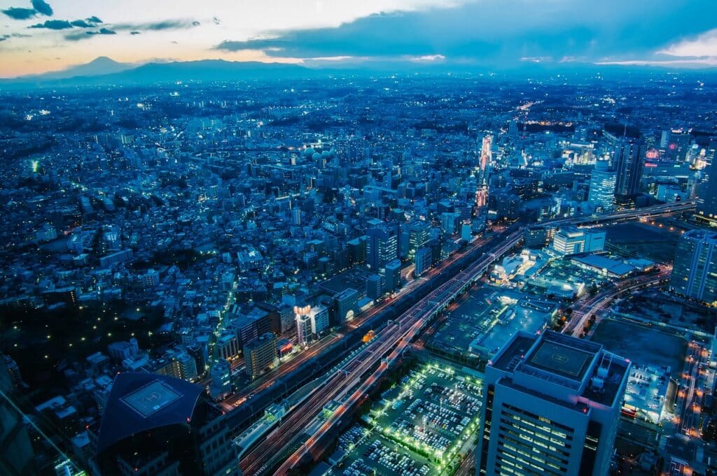 Yokohama city during the afternoon